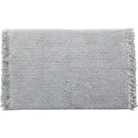 Lifestyle Victoria Badmat Grijs - Zachte Absorberende Badkamermat 50x80 cm - Badmatje voor Douche en Bad