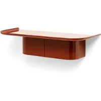 HAY Korpus 4 hooks wandplank M Brick red