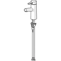 Hansa -bedieningskraan voor wastafel, HANSADESIGNO Style, uitloop 119 mm, DN15, chroom, artikelnummer 51722283