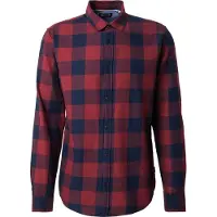 Jack & Jones Overhemd donkerblauw / wijnrood