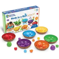 Learning Resources Birds in a Nest Sorting Set - 3+