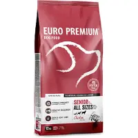 Euro Premium Senior 8+ Chicken & Rice hondenvoer 2 x 12 kg