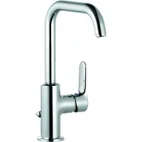 Kludi Objekta - Wastafelkraan met draaibare uitloop, chroom 320230575
