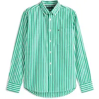 Tommy Hilfiger Overhemd 'FLEX' groen / wit