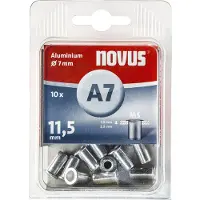 Novus 045-0042 Blindklinkmoer - Aluminium - M5 x 11,5mm (10st)
