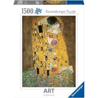 Ravensburger Puzzel - - De kus van Klimt - 1500 stukjes - 80 x 60 cm - Biografie inbegrepen