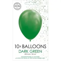 Globos Nordic Ballonnen donkergroen 30cm, 10st.