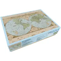 Bekking & Blitz Puzzel (1000 stukjes): Wandkaart van de wereld door Joan Blaeu, Het Scheepvaartmuseum