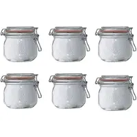 Le Parfait - F0MVR - Lot de 6 Bocaux - 0,5 L - Diamètre: 85 cm [Cuisine]