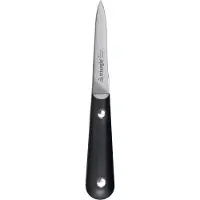 Triangle Professioneel Oestermes met Veilige Grip - RVS Lemmet - Zwart Kunststof Heft - 16 cm