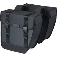 Basil tour dubbele fietstas - 28l - zwart