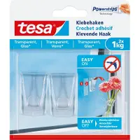 TESA Plakhaakje | | 2 stuks | 1 kg (Glas)