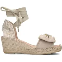 Fred de la bretoniere Dames Espadrilles Eve Bow - Taupe - Maat 36