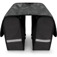 Wozinsky WBB34BK, Zadel, Fiets tas, Polyester, Zwart, 28 liter, 350 mm