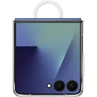 Samsung Coque avec anneau selfie Transparent pour Galaxy Z Flip 7