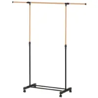 4Living - Mobiele kledinghanger CASCIA, 43 x 145 x 160 cm, metalen