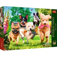 Trefl legpuzzel Tea Time Here Comes Trouble 1000 stukjes vintage.