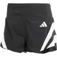Adidas Sportbroek 'ADIZERO' zwart / wit