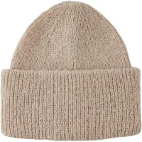 Pieces Pyron Lurex Beanie Beige Man
