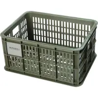 Basil Fietskrat S - Small - 17,5 Liter - Groen