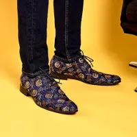 Lureaux Nightfall Roses - - Nette Kleurrijke Schoenen Met - Of Zonder - Print - Heren