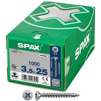 Spax Wirox Z2 3.5x25 Mm Verzonken Kruiskopschroef 1000 Eenheden