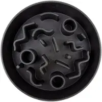 District 70 Hondenvoerbak Bamboo Slow Feeder M Antraciet D 21 H 5,3 Cm
