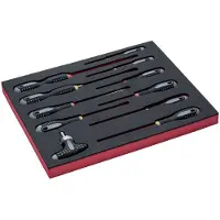 Bahco For Slotted And Phillips In Foam Tray 2-3 Fit&go Schroevendraaierset 11 Eenheden