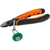 Bahco Zijsnijtang ERGO | met veiligheidsring | tweecomponentengreep | gefosfateerd | gecoat | 140 mm - TAH2101G-140C