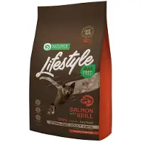 Nature´s Protection Levensstijl Graanvrij Gesteriliseerd Zalm Krill Kattenvoer 1.5kg