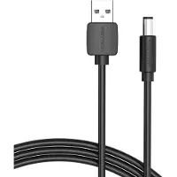Vention Stroomkabel Usb 2.0 Naar Dc 5,5 Mm Vatjack 5V Lengte 1 M