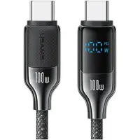 Usams Usb-C-Kabel 100W 1,2M Voor Telefoons En Laptops Met Snellaadfunctie