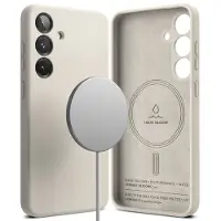 Ringke Siliconen MagSafe Galaxy S25+ Plus Hoesje Stone
