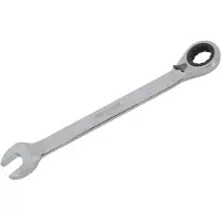 AWTOOLS Ringsleutel met Ratel 22mm - Chroom-Vanadium Staal