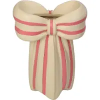 Kersten Vaas Strik Polyresin Roze