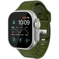 KEYBUDZ Journey FKM Apple Watch Bandje Grijs