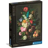 Clementoni - Puzzel - 1000 Stukjes - Van Dael: Vase de Fleur (Museum) - Puzzel Voor Volwassenen