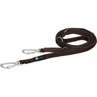 AnnyX verstelbare Hondenriem - SAFETY - Anti Ontsnapping - Bruin - Lengte 3 meter - 2 cm breed - politielijn - Trainingslijn - No Escape