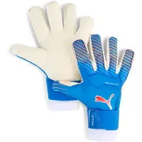 Puma Keepershandschoenen Ultra Ultimate Hybrid Untamed - Blauw/Gloeiend rood