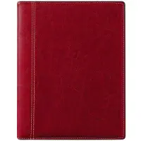 Brepols bureau agenda 2026 - CONCORDE [0.240] - PALERMO + ABC - Bureau agenda - 1 week op 2 pagina's - Weekoverzicht - Gespiraleerd - Rood - 21 x 27 cm
