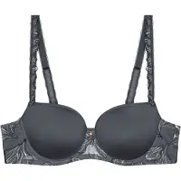 Triumph Voorgevormde bh Wild Iris Florale | Maat: 75C | Kleur: Antraciet