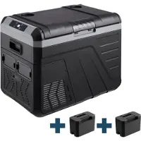 Evolar Elektrische Compressor Koelbox - 35L - Inclusief 2 Accu's - 12V en 230 volt - Coolbox - Zwart