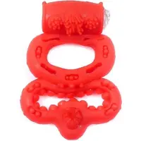 Bossoftoys Penis Ring - CockRing - Met Vibratie - Red