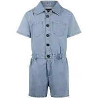 No Way Monday meisjes jumpsuit maat 128 Blue Jeans