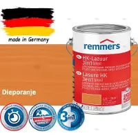 Remmers HK Lazuur 3-in-1 [plus] Dieporanje - Premium Houtbeits voor Buiten | Transparant, Sneldrogend, Oplosmiddelarm | 2,5Liter