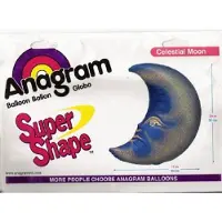 Anagram folieballon - maan - 45 cm - leeg