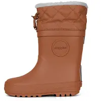 Druppies Winterlaarzen Dames - Gevoerde Regenlaarzen - Snowboots - Toffee Caramel - Maat 39