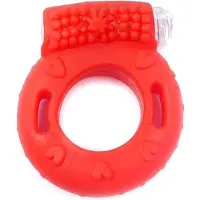 Bossoftoys Penis Ring - CockRing - Met Vibratie - Red