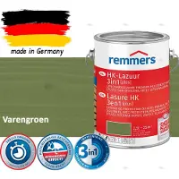 Remmers HK Lazuur 3-in-1 [plus] Varengroen - Premium Houtbeits voor Buiten | Transparant, Sneldrogend, Oplosmiddelarm | 2,5Liter