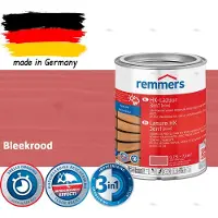 Remmers HK Lazuur 3-in-1 [plus] Bleekrood - Premium Houtbeits voor Buiten | Transparant, Sneldrogend, Oplosmiddelarm | 0,75Liter